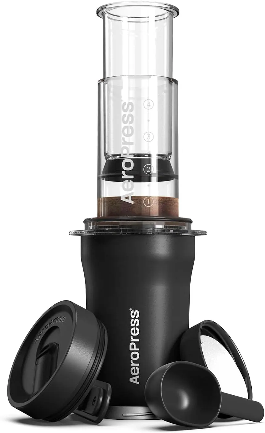 AeroPressGoPlusКофеваркаручнаяпортативнаячерная