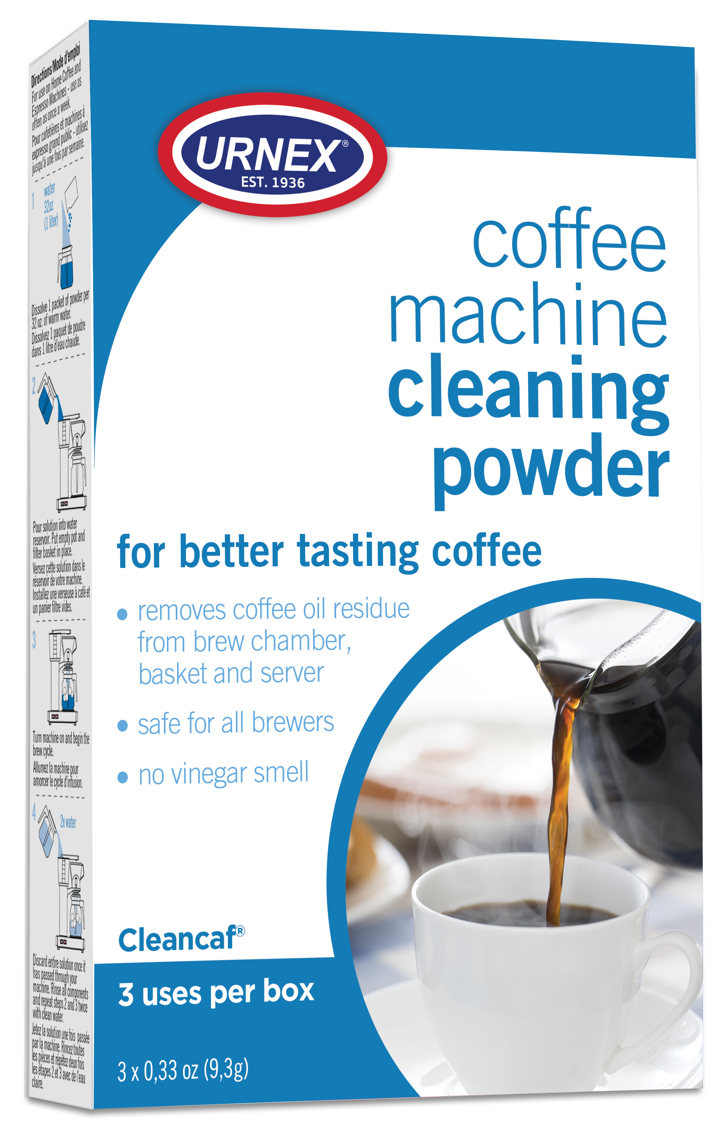 coffee machine cleaning powder