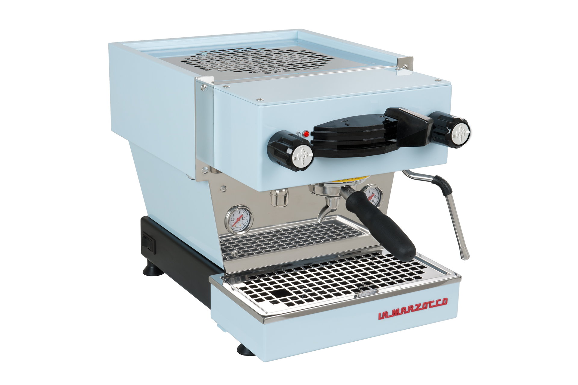 La Marzocco Linea Mini Рожковая кофеварка светло голубая