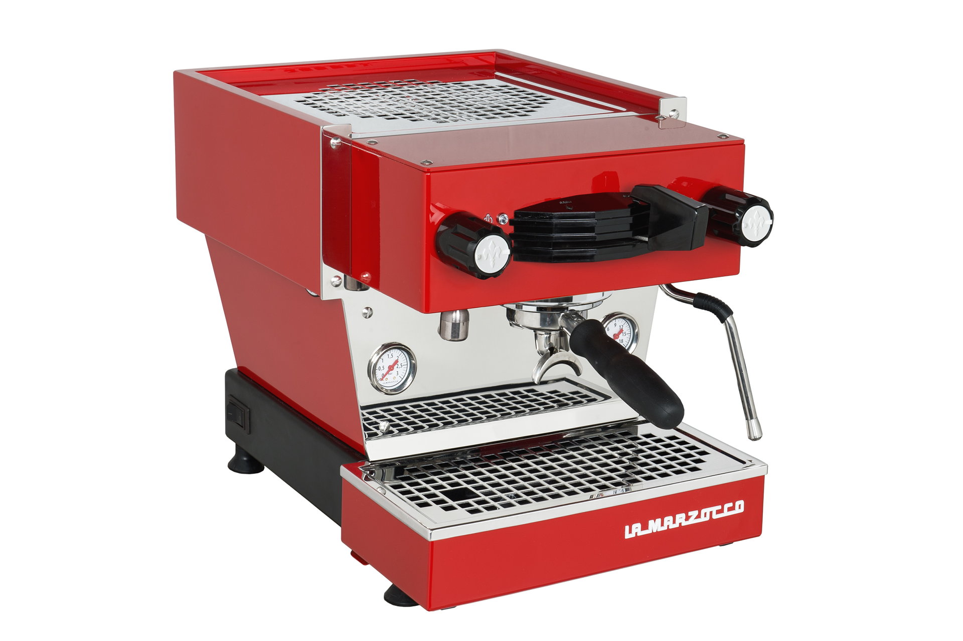 La Marzocco Linea Mini Рожковая кофеварка красная