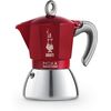 Bialetti 6946 Moka Induction на 6 чашек красный Гейзерная кофеварка, фото 