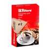 Filtero №2 Фильтры для кофе натуральные 80 шт, фото 