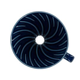 Hario VDC-02-IBU-UEX Керамический пуровер V60 02 индиго, фото , изображение 3