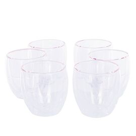 Tiamo HG2052 Набор бокалов с двойными стенками 100 мл 6 шт., фото , изображение 2