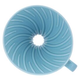 Hario VDC-02-BU-UEX Керамический пуровер V60 02 голубой, фото , изображение 3