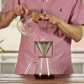 E&B LAB Dripper Металлический пуровер ультратонкой фильтрации 35 микрон, фото , изображение 2