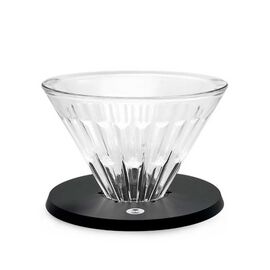 Timemore Crystal Eye 02 воронка из боросиликатного стекла черная, фото 