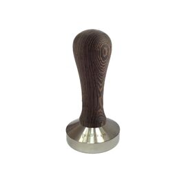 JoeFrex Elegance Classic Темпер 58 мм плоский с ручкой из дуба, фото 