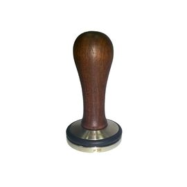 JoeFrex Elegance Knock Темпер 58 мм плоский с ручкой из дуба, фото 