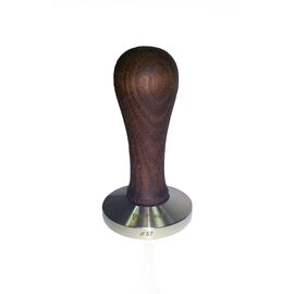 JoeFrex Elegance Convex Темпер 58 мм выпуклый с ручкой из ореха, фото 