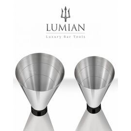 Lumian Mr Slim Джиггер 30/45 мл чёрный рубин, фото , изображение 2