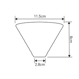 Loveramics Mellow Воронка фарфоровая, фото , изображение 4