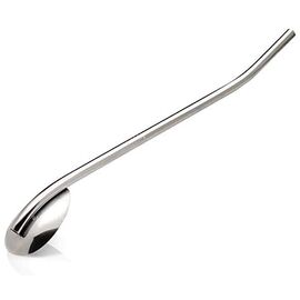 Lumian Vortex Коктейльная ложка-трубочка серебро, фото , изображение 2