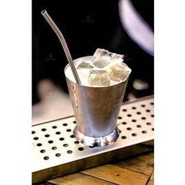 Lumian Vortex Коктейльная ложка-трубочка серебро, фото , изображение 3