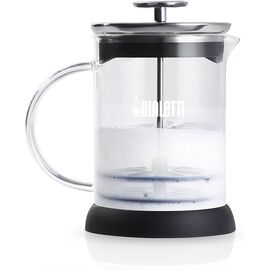 Bialetti Milk Frother ручной вспениватель молока на 6 чашек стекло, фото , изображение 2