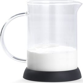 Bialetti Milk Frother ручной вспениватель молока на 6 чашек стекло, фото , изображение 5