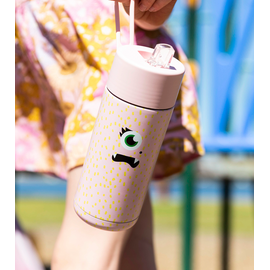 Franksters Frank Green Ceramic reusable cup Термокружка 475 мл светло-розовый с рисунком, фото , изображение 3