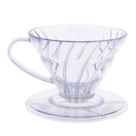 Hario VD-01T Пластиковый пуровер V60 01 прозрачный, фото , изображение 2