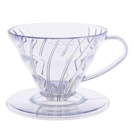 Hario VD-01T Пластиковый пуровер V60 01 прозрачный, фото 