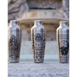 Lumian Chrono Leonardo Шейкер 550 мл серебро с гравировкой, фото , изображение 4