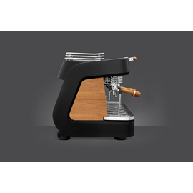 Dalla Corte XT Darkwalnut Рожковая кофемашина 2 гр автомат черный грецкий орех, фото , изображение 2