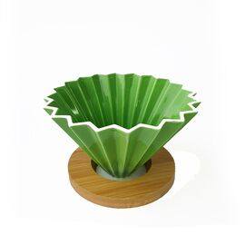AnyBar Оригами Керамический пуровер 1-4 чашки зелёный, фото 