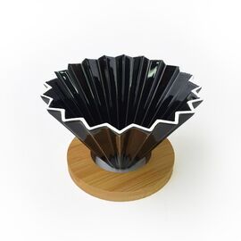 BarBarista Оригами Керамический пуровер 1-4 чашки чёрный, фото 
