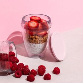 Bodum Pavina To Go Набор термобокалов 300 мл 2 шт клубника, фото , изображение 2