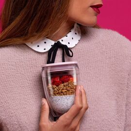 Bodum Pavina To Go Набор термобокалов 300 мл 2 шт клубника, фото , изображение 3