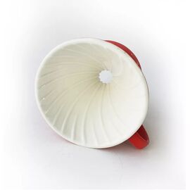 AnyBar Керамический пуровер 1-4 чашки красный, фото , изображение 3