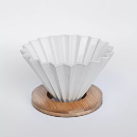 AnyBar Оригами Керамический пуровер 1-4 чашки белый, фото 