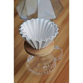 AnyBar Оригами Керамический пуровер 1-4 чашки белый, фото , изображение 2