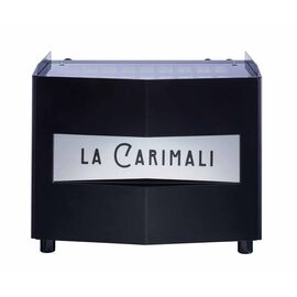 Carimali Nimble 2gr Рожковая кофемашина автомат 2 высокие группы черная с задней прозрачной панелью, фото , изображение 2