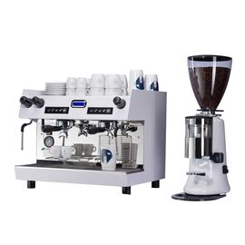 Carimali Nimble 2gr рожковая кофемашина автомат 2 высокие группы белая, фото , изображение 6