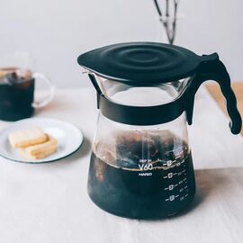 Hario V60 Drip In Пуровер-декантер черный, фото , изображение 3