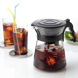 Hario V60 Drip In Пуровер-декантер черный, фото , изображение 4