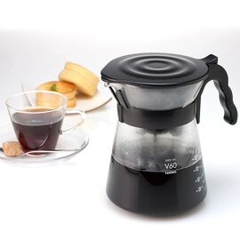 Hario V60 Drip In Пуровер-декантер черный, фото , изображение 5
