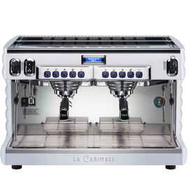 Carimali Bubble 2gr Рожковая кофемашина автомат 2 высокие группы белая, фото , изображение 3