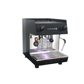 Carimali Nimble 1gr Рожковая кофемашина автомат 1 высокая группа черная с задней глухой панелью, фото 