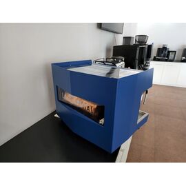 Carimali Nimble 2gr Рожковая кофемашина автомат 2 высокие группы синяя с задней прозрачной панелью, фото , изображение 5