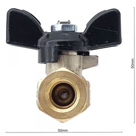 Nuova Simonelli 09000018 Кран шаровый 1/4 M-F, фото , изображение 3