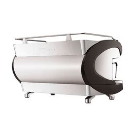 Nuova Simonelli Aurelia Wave 2Gr S 220V black+high groups+LED, кофемашина полуавтомат, высокие группы, LED подсветка, черная, фото , изображение 3