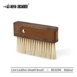 MHW-3BOMBER Line Leather Sheath Щетка бариста 145 мм, фото 