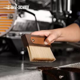 MHW-3BOMBER Line Leather Sheath Щетка бариста 145 мм, фото , изображение 4