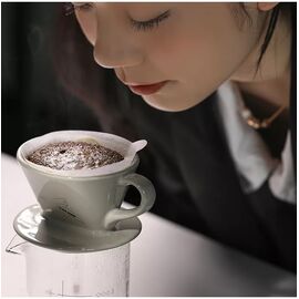 MHW-3BOMBER Sector Керамический пуровер 02 натуральный белый, фото , изображение 6