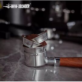 MHW-3BOMBER Дозирующее кольцо для портафильтра 58 мм коническое серебро, фото , изображение 4