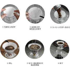 MHW-3BOMBER Elf Dripper V02 Пластиковый пуровер 02 прозрачный, фото , изображение 6