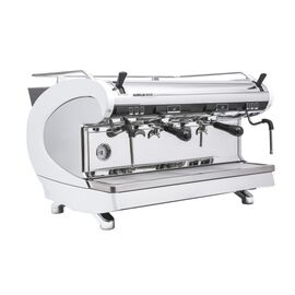 Nuova Simonelli Aurelia Wave 2Gr S 220V pearl white+high groups+LED, кофемашина полуавтомат, высокие группы, LED подсветка, белая, фото 