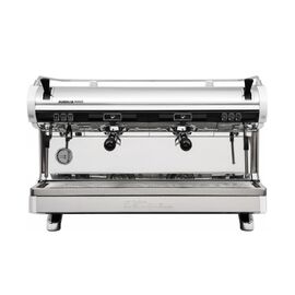 Nuova Simonelli Aurelia Wave 2Gr S 220V pearl white+high groups+LED, кофемашина полуавтомат, высокие группы, LED подсветка, белая, фото , изображение 2