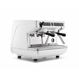 Nuova Simonelli Appia Life Compact 2Gr V 220V white+economizer+high groups Кофемашина автомат с 2 высокими группами и экономайзером белая, фото 